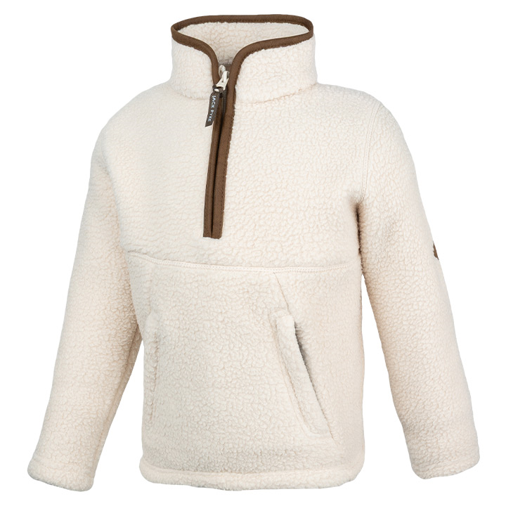 Junior Sherpa Fleecetrui Halve Rits Sail