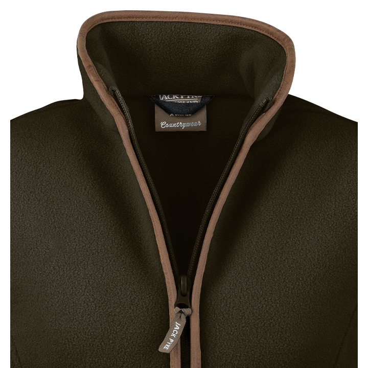 Dames Countryman Fleece Bodywarmer Donkerolijf