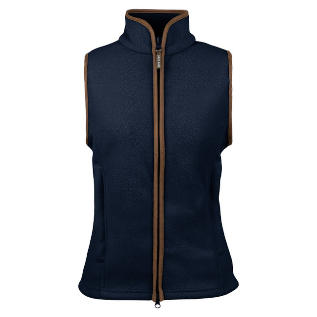 Dames Countryman Fleece Bodywarmer Marineblauw
