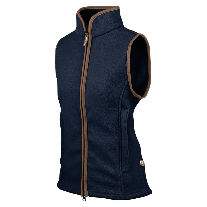 Dames Countryman Fleece Bodywarmer Marineblauw