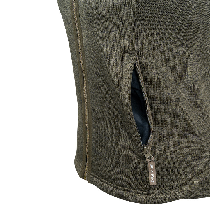 Dames Melange Fleece Bodywarmer