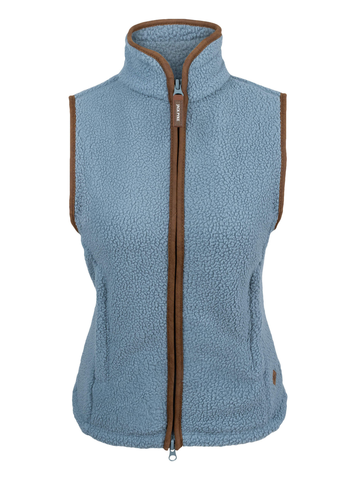 Dames Sherpa Fleece Bodywarmer IJsblauw