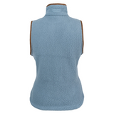 Dames Sherpa Fleece Bodywarmer IJsblauw