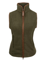 Dames Sherpa Fleece Bodywarmer Olijf