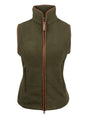 Dames Sherpa Fleece Bodywarmer Olijf