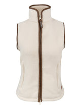 Dames Sherpa Fleece Bodywarmer Koperbruin