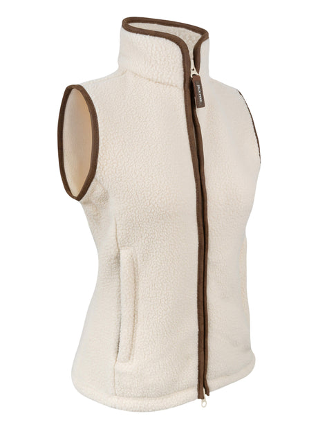 Dames Sherpa Fleece Bodywarmer Olijf