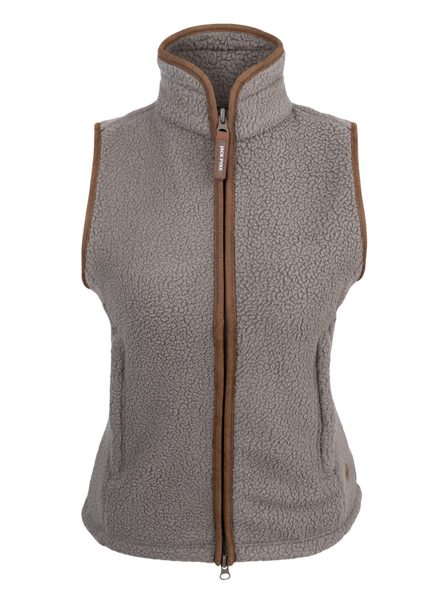 Dames Sherpa Fleece Bodywarmer Shiitake