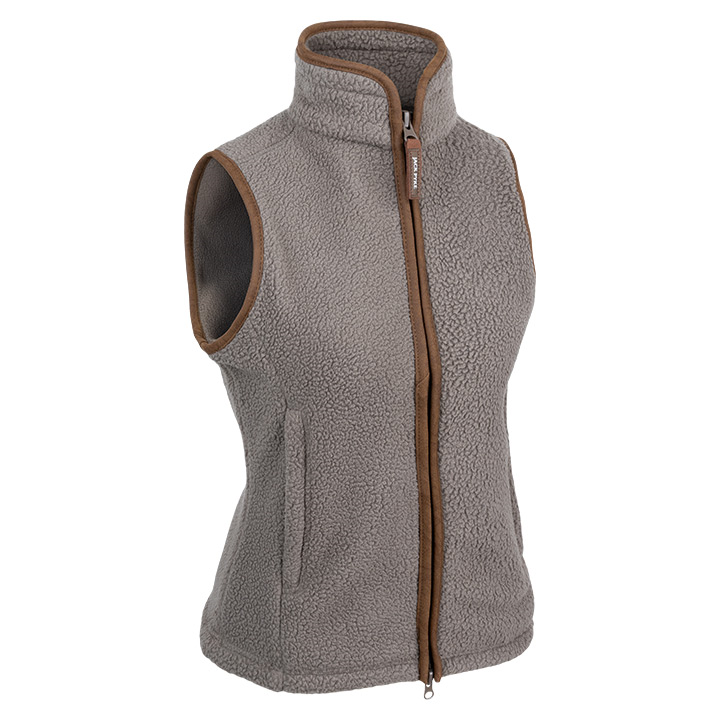 Dames Sherpa Fleece Bodywarmer Shiitake