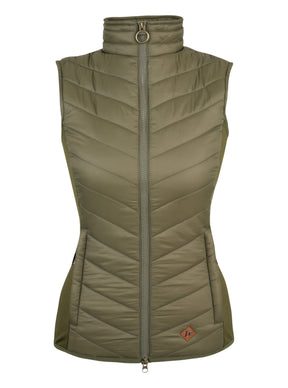 Dames Shires Bodywarmer Groen