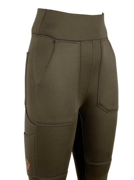 Dames Utility Legging Bruin