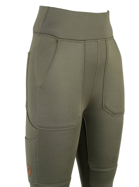 Dames Utility Legging Bruin