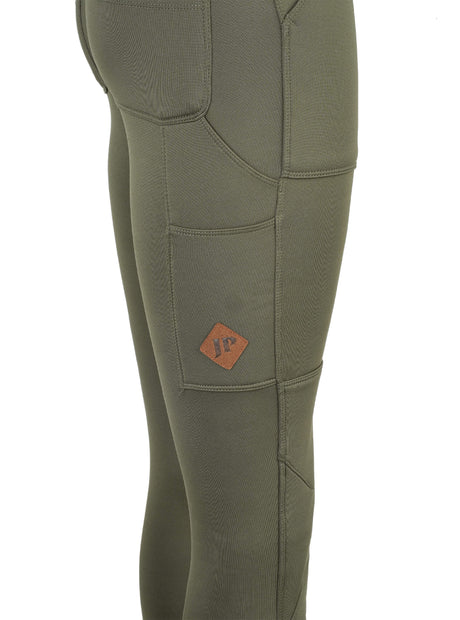 Dames Utility Legging Olijf