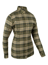 Dames Bleasdale Zwaar Flanellen Overhemd Groen