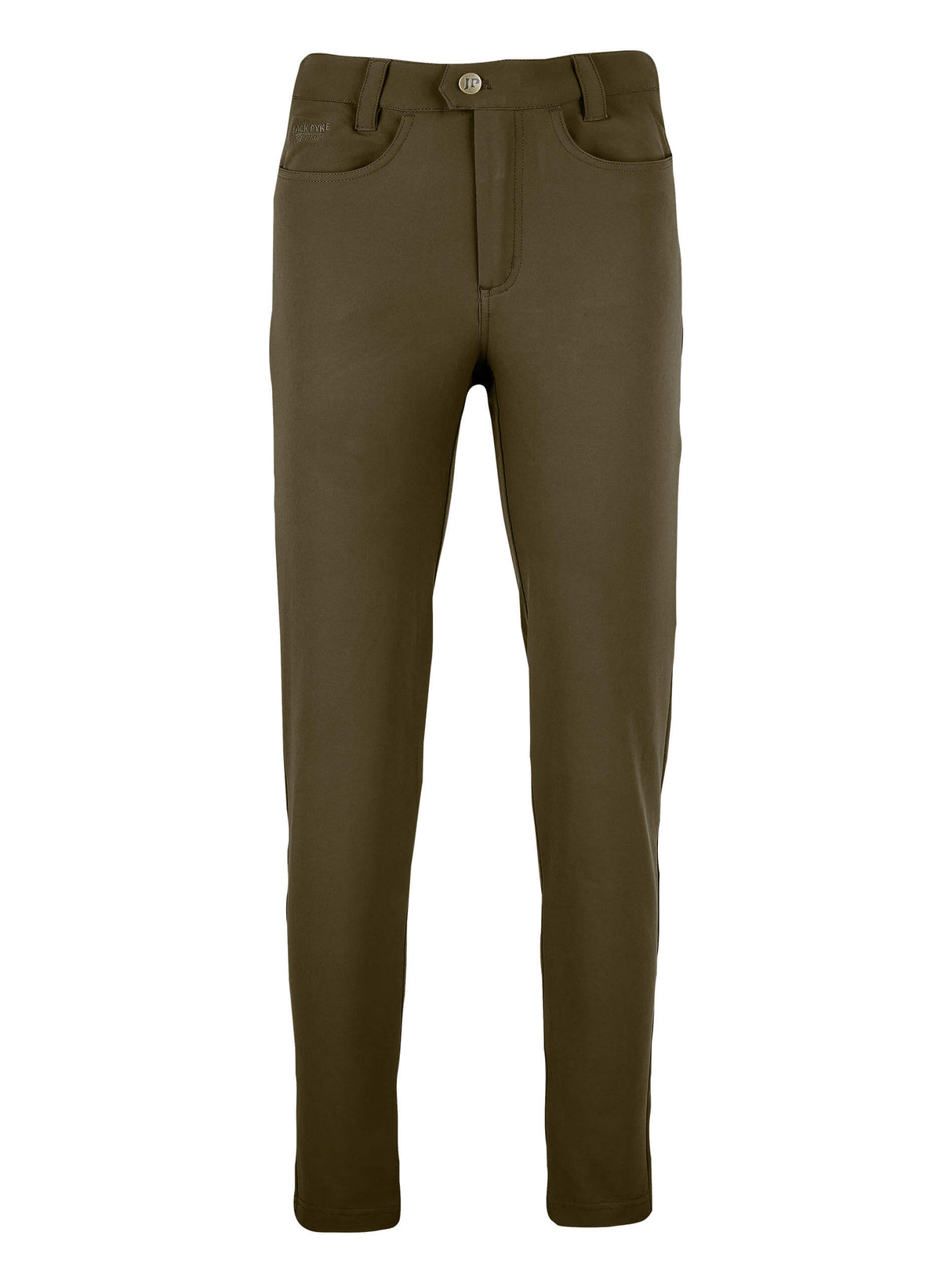 Dames Contour Stretchbroek Bruin