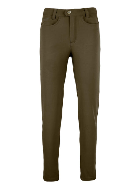 Dames Contour Stretchbroek Bruin