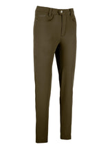 Dames Contour Stretchbroek Bruin
