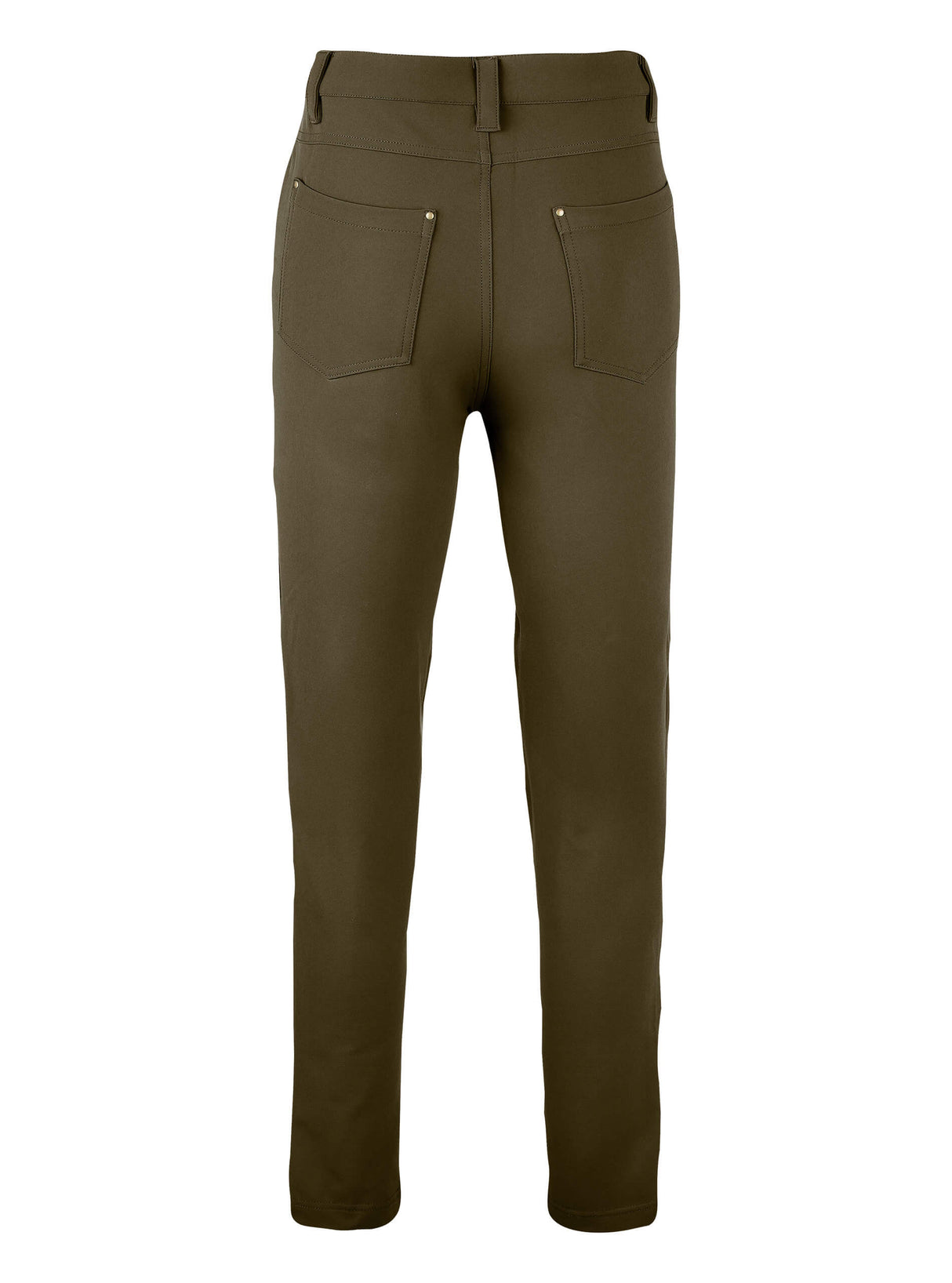 Dames Contour Stretchbroek Bruin