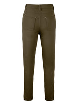 Dames Contour Stretchbroek Bruin