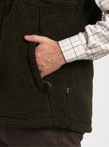Sherpa Fleece Bodywarmer Donkerolijf