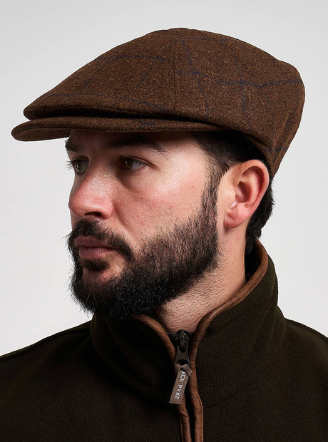 Newsboy Cap Bruin Tweed