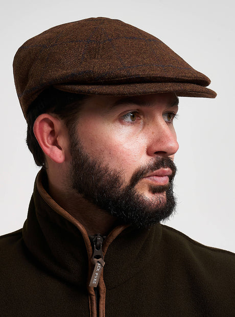 Newsboy Cap Bruin Tweed