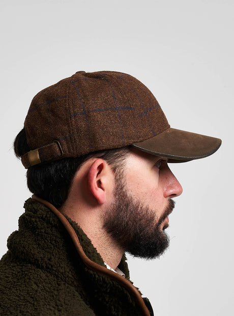 Lowland Tweed Baseballpet