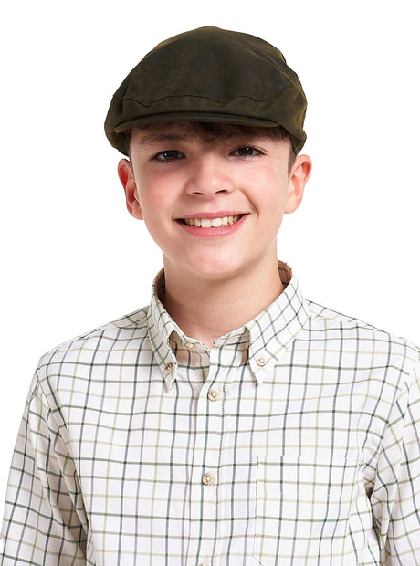 Junior Wax Flat Cap