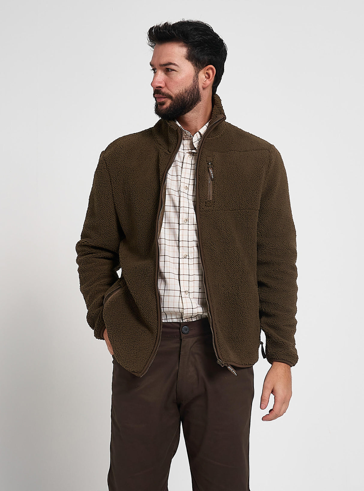 Shires Fleecejas Groen