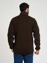 Weardale Gebreide Jas Bruin