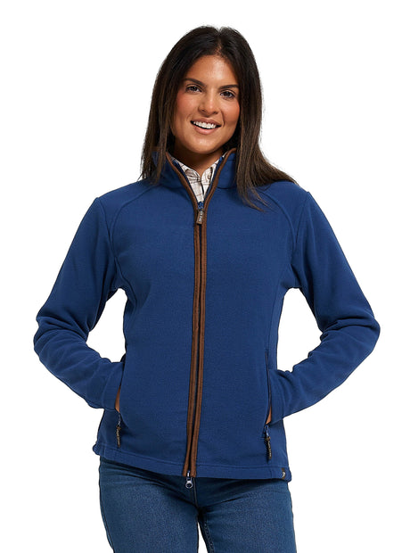 Dames Fleecejas Marineblauw