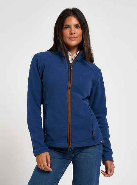 Dames Fleecejas Denim