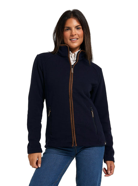 Dames Fleecejas Marineblauw