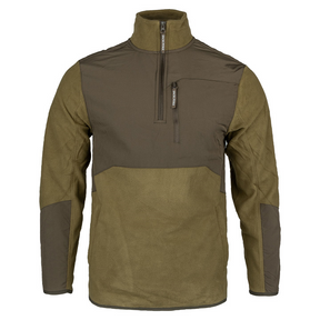 Rannock Fleecetrui Donker Mosterd