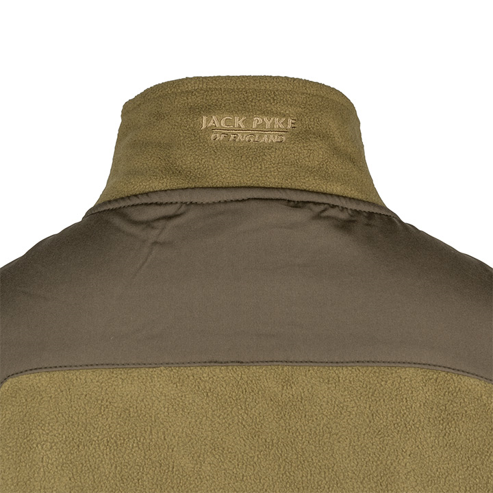 Rannock Fleecetrui Donker Mosterd