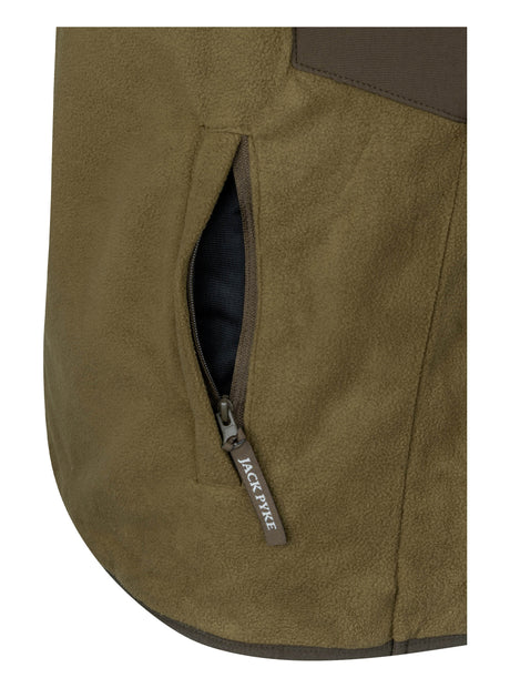 Rannock Fleecetrui Donkerolijf