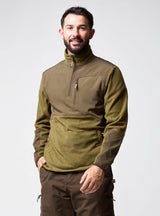 Rannock Fleecetrui Donkerolijf