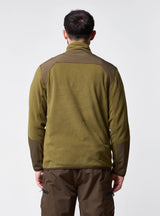 Rannock Fleecetrui Donker Mosterd