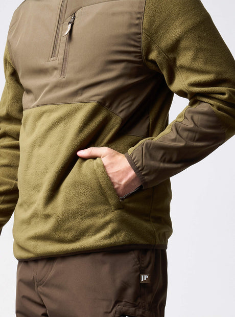 Rannock Fleecetrui Donkerolijf