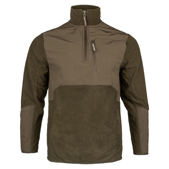 Rannock Fleecetrui Donkerolijf