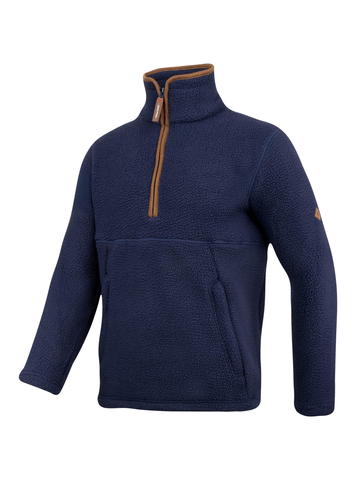 Junior Sherpa Fleecetrui Halve Rits Sail
