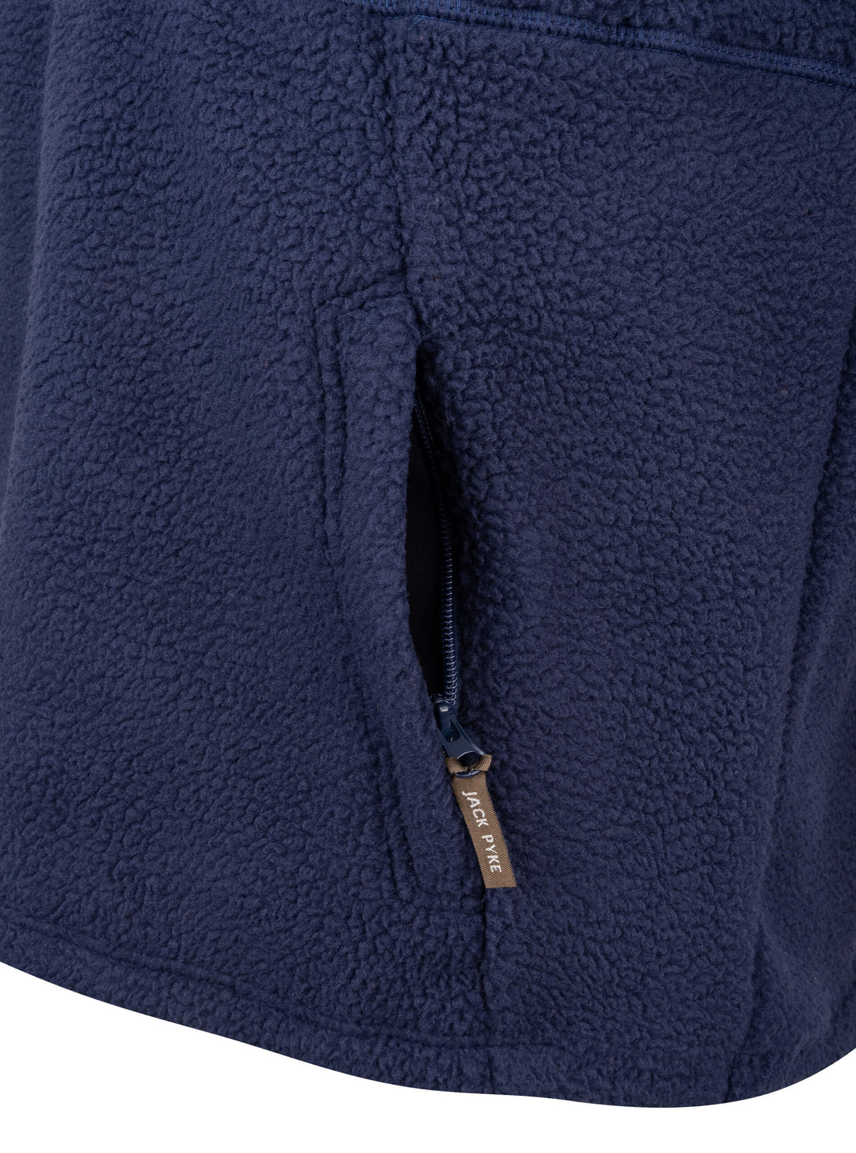Junior Sherpa Fleecetrui Halve Rits Sail