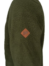 Sherpa Fleecetrui Halve Rits Marineblauw