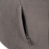 Sherpa Fleecetrui Halve Rits Shiitake