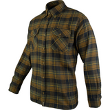 Flanellen Overhemd Bruin