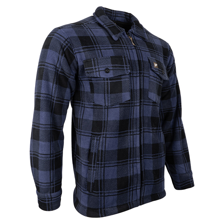 Tundra Overhemd Marineblauw Geruit