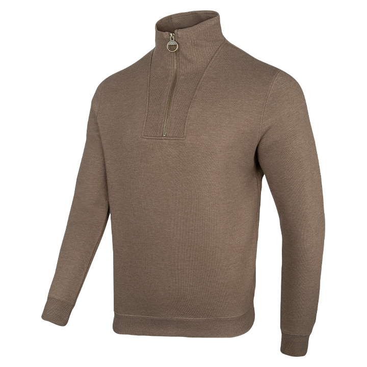 Sweater Halve Rits Gerst