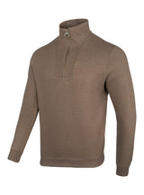 Sweater Halve Rits Marineblauw