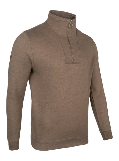 Sweater Halve Rits Marineblauw