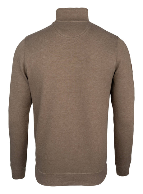 Sweater Halve Rits Donkerolijf